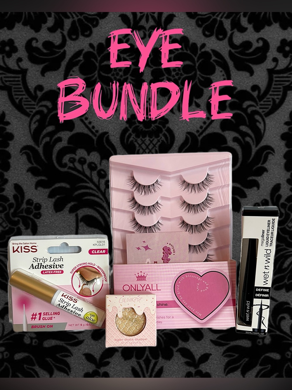 Beauty Eye Bundle - Lashes Eyeshadow Eyeliner